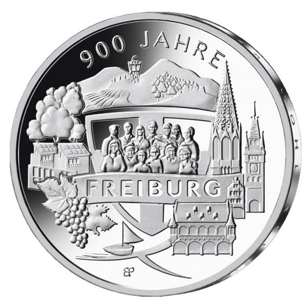 20 Euro Freiburg Münze