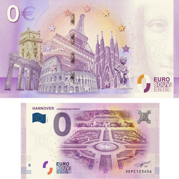 0-Euro-Schein Hannover Herrenhäuser Gärten 2018-2