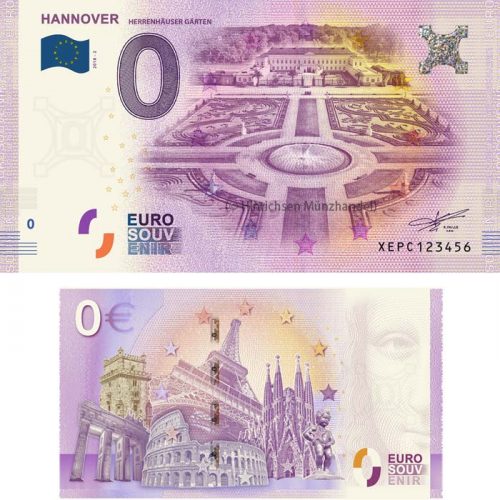 0-Euro-Schein Hannover Herrenhäuser Gärten 2018-2