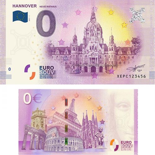 0-Euro-Schein Hannover 2017-1 Neues Rathaus