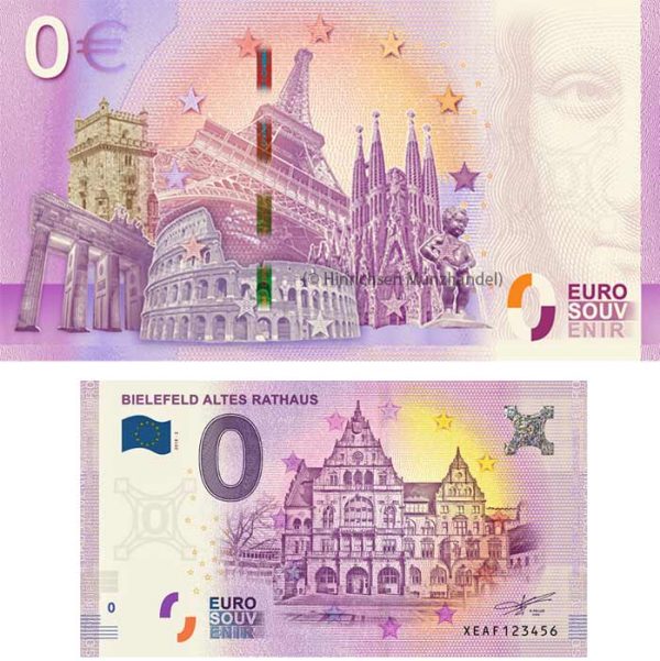 0-Euro-Schein Bielefeld Altes Rathaus