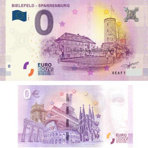 0-Euro-Schein Bielefeld Sparrenburg 2018-1