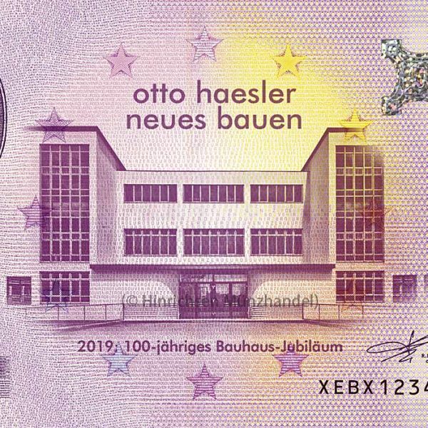 0-Euro-Schein Celle Altstädter Schule Bauhaus