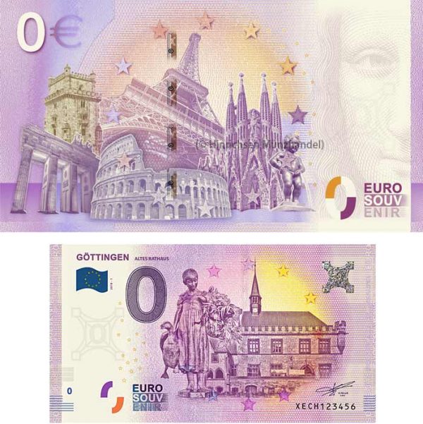 0-Euro-Schein Göttingen Altes Rathaus 2018-1