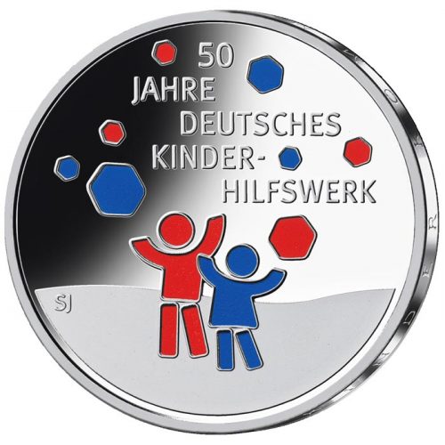 20 Euro Münze Deutschland 50 Jahre Deutsches Kinderhilfswerk