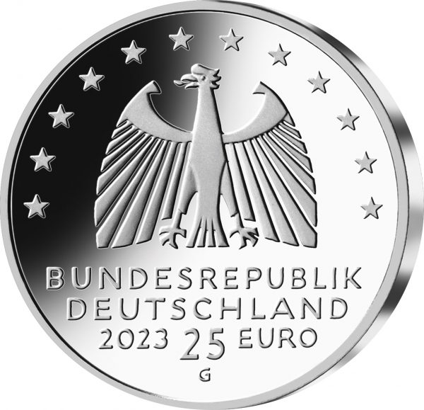 25 Euro Sammlermünze "Erzgebirgischer Schwibbogen - Weihnachten"