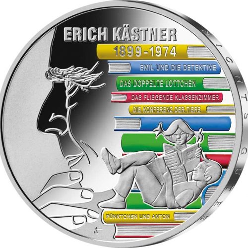 20 Euro Münze 125. Geburtstag Erich Kästner Deutschland